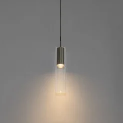 Moderne hanglamp gunmetal voor railsysteem 1-fase - Iconic Lloyd