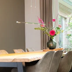 Moderne hanglamp staal incl. LED verstelbaar - Bold