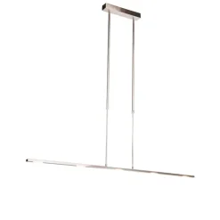 Moderne hanglamp staal incl. LED verstelbaar - Bold