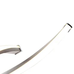 Moderne hanglamp staal incl. LED en dimmer - Paulina