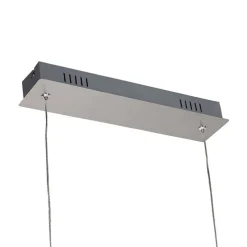 Moderne hanglamp staal incl. LED en dimmer - Paulina