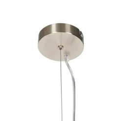 Moderne hanglamp staal zonder kap - Cappo