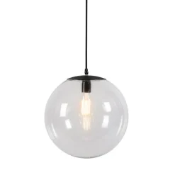 Moderne hanglamp transparant 35 cm - Pallon
