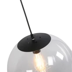Moderne hanglamp transparant 35 cm - Pallon