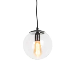 Moderne hanglamp transparant 20 cm - Pallon