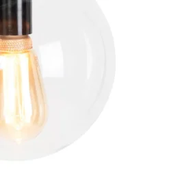 Moderne hanglamp transparant 20 cm - Pallon
