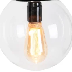 Moderne hanglamp transparant 20 cm - Pallon