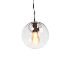 Moderne hanglamp transparant 20 cm - Pallon