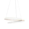 Moderne hanglamp wit 74 cm incl. LED dimbaar - Rowan