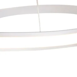 Moderne hanglamp wit 74 cm incl. LED dimbaar - Rowan