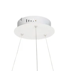 Moderne hanglamp wit 74 cm incl. LED dimbaar - Rowan