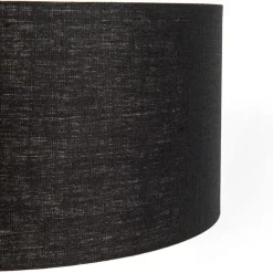 Moderne hanglamp wit met zwarte kap 50 cm - Combi 1