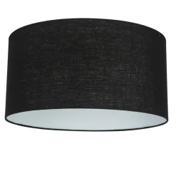 Moderne hanglamp wit met zwarte kap 50 cm - Combi 1
