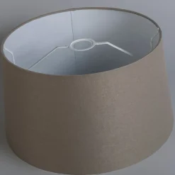 Moderne hanglamp wit met kap 45 cm taupe - Combi 1