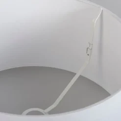 Moderne hanglamp wit met kap 45 cm taupe - Combi 1