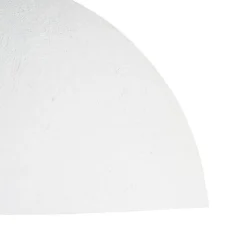 Moderne hanglamp wit met zilver 50cm - Magna