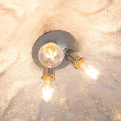 Moderne hanglamp wit met zilver 70cm - Magna