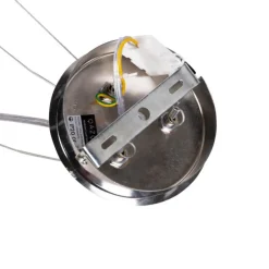 Moderne hanglamp wit met zilver 70cm - Magna