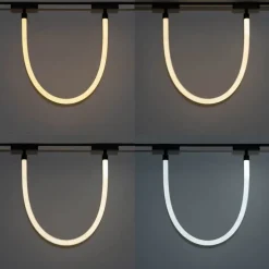 Moderne hanglamp wit voor railsysteem 1-fase 8W 3000K - Magnetic Tautau