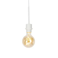Moderne hanglamp wit zonder kap - Combi 1
