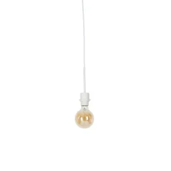 Moderne hanglamp wit zonder kap - Combi 1