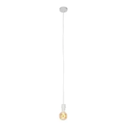 Moderne hanglamp wit zonder kap - Combi 1