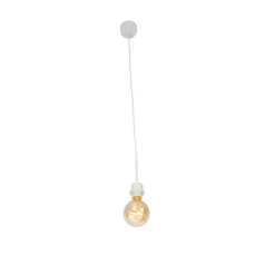 Moderne hanglamp wit zonder kap - Combi 1