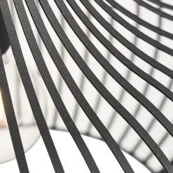 Moderne hanglamp zwart 48 cm - Saffira