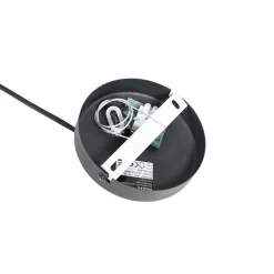 Moderne hanglamp zwart 48 cm - Saffira