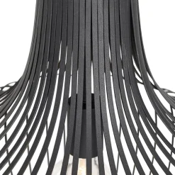 Moderne hanglamp zwart 48 cm - Saffira