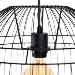 Moderne hanglamp zwart 38 cm - Sphaera