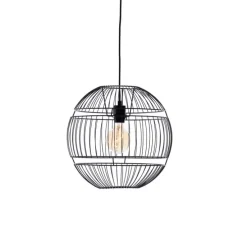 Moderne hanglamp zwart 38 cm - Sphaera
