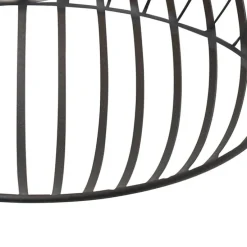 Moderne hanglamp zwart 38 cm - Saffira