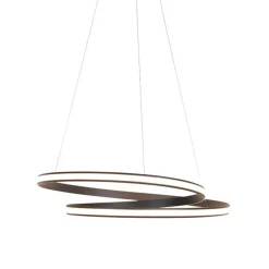 Moderne hanglamp zwart 74 cm incl. LED - Rowan