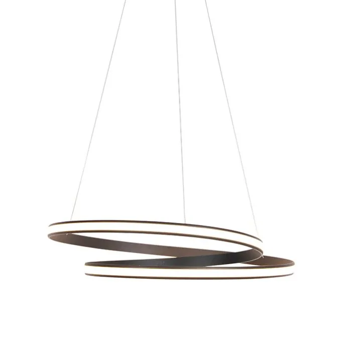 Moderne hanglamp zwart 74 cm incl. LED - Rowan