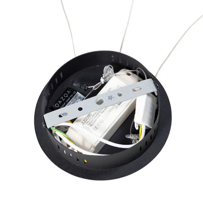 Moderne hanglamp zwart 74 cm incl. LED - Rowan