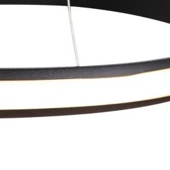 Moderne hanglamp zwart 74 cm incl. LED - Rowan