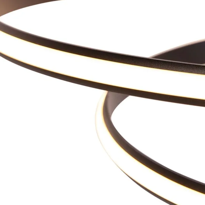 Moderne hanglamp zwart 74 cm incl. LED - Rowan