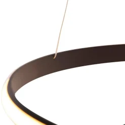 Moderne hanglamp zwart 74 cm incl. LED - Rowan