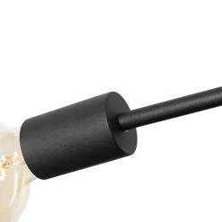 Moderne hanglamp zwart 80 cm 6-lichts - Sydney