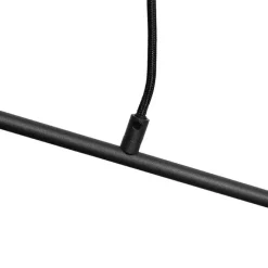 Moderne hanglamp zwart 80 cm 6-lichts - Sydney