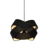 Moderne hanglamp zwart - Cloth