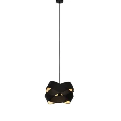 Moderne hanglamp zwart - Cloth