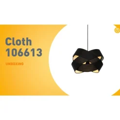 Moderne hanglamp zwart - Cloth