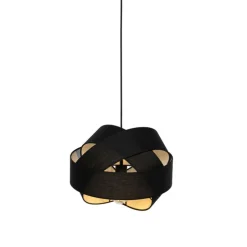 Moderne hanglamp zwart - Cloth