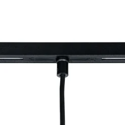 Moderne hanglamp zwart beige voor railsysteem 1-fase- Slimline Keno