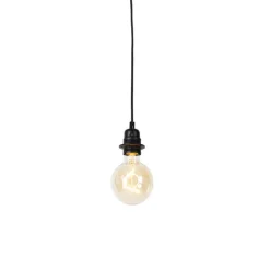 Moderne hanglamp zwart dimbaar - Cava Luxe 1