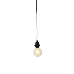 Moderne hanglamp zwart dimbaar - Cava Luxe 1