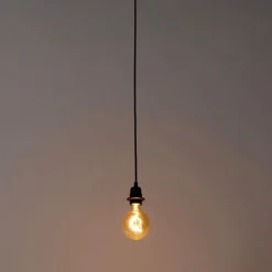 Moderne hanglamp zwart dimbaar - Cava Luxe 1