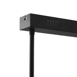 Moderne hanglamp zwart incl. LED 3-staps dimbaar 3-lichts - Vivé